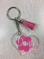 Personalised Tassel Keyring