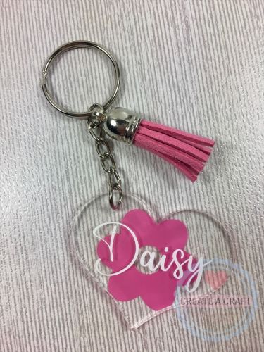 Personalised Tassel Keyring