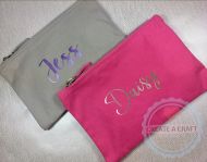 Personalised Canvas Pouch