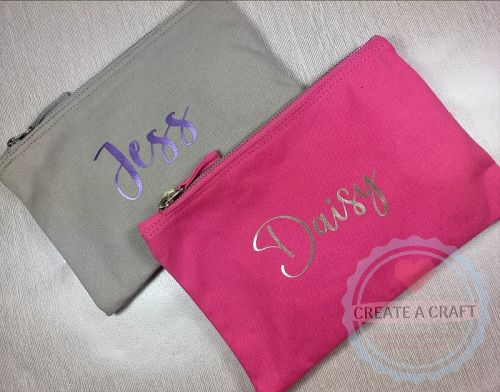 Personalised Canvas Pouch