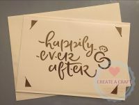 Happily Ever After Wedding Rings Card