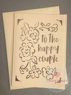 To The Happy Couple Wedding Card