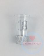 Personalised Glitter Shot Glass