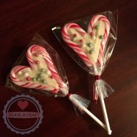 Candy Cane Lollipop