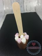 Marshmallow Hot Chocolate Stirrer
